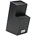 Zelancio Universal Wood Knife Holder Wooden Knife Block for Any Knife, Black