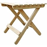 Shine Company Adirondack Folding Side Table, Natural