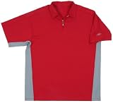 Reebok Play Dry Zip-Front Mens Polo Sport Shirt. 7402