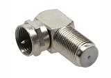 Produkt-Bild: F-Winkeladapter, F-Stecker / F-Buchse, Metall