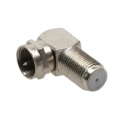 F-Winkeladapter, F-Stecker / F-Buchse, Metall