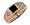 10K Yellow Gold Mens Black Onyx and .02ctw Diamond Ring (Size: 10)