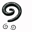 Resin Imitation Water Buffalo Horn Jewelry Ear Tribal, 12mm (1/2'') - Sold as a Pair