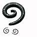 Resin Imitation Water Buffalo Horn Jewelry Ear Tribal, 12mm (1/2'') - Sold as a Pair