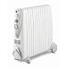 De'Longhi Rapido G011230RTW Oil Filled Radiator, 3 kW