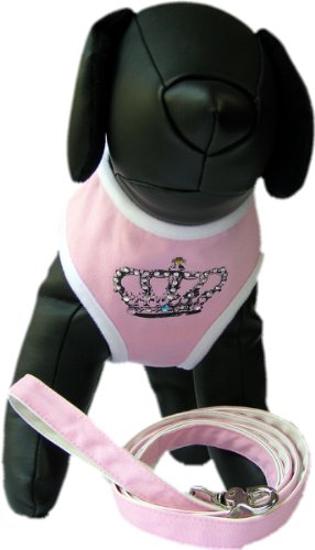 Softgeschirr rosa mit Strass – super weich, hoher Tragekomfort – 2 Größen – Dogs Stars