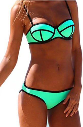 Imilan Luxury Push up Bright Diving Suit Neoprene Bikini Set Swimsuit Swimwear
