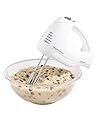 Hamilton Beach 62682R Hand Mixer with Snap-On Case, White