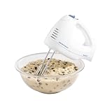 HamiltonBeach62682RZHandMixerwithSnap-OnCase,White