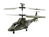 U801 Ultra Stable Mini 3.5 Channel Army Military Indoor RC Helicopter with Built-in Gyro Gyroscope -- NEW Model!