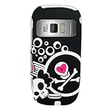 Hard Snap-on Shield RUBBERIZED With DEATH & LOVE DesignFaceplate Cover Slee ....