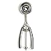 Norpro NOR- SCOOP, SANTOPRENE HANDLE, 53MM, 50MM (3 Tablespoon),Silver