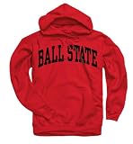 Ball State Cardinals Red Arch Hooded Sweatshirt
