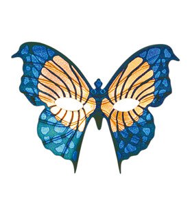 Childrens Toyshop  Toys : Eyemask: Mariposa Gold/Blue