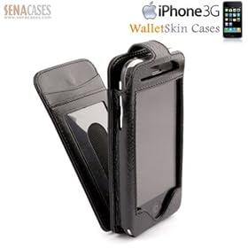 Sena WalletSkin Case for iPhone 3G, 3G S (Black)