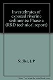Invertebrates of exposed riverine sediments : phase 2