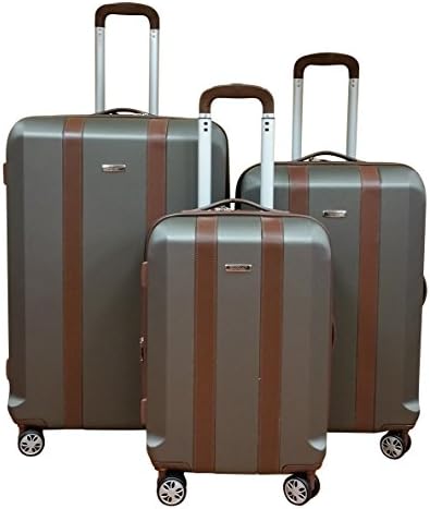 Chocolate New York 3 Piece Luggage Set 945 Grey