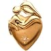 14K Yellow Gold Mother's Devotion Diamond Locket