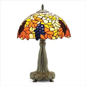 Grapes Tiffany Style Table Lamp CT-36997 by Custom Phones - Fun Home Products