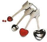 RSVP Heart Measuring Spoon, Set of 4