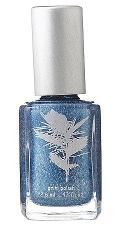 Nail Polish #647 Blue Glittery Blue)