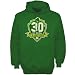 adidas Notre Dame Fighting Irish Green Patched Up Hoody Sweatshirt
