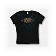 Junior Women's AC/DC "AC/DC Tribal" Tie-Dye T-Shirt