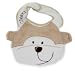 Adorable Nursery Time Baby Girls / Boys Large 'Cheeky' Bear in Fleece Bib and Velcro Strap