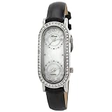 Breda Women's 5152_black Black Madeline Dual Time Zone Patent Leather Watch