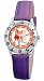 Disney Kids' D841S402 Hannah Montana Time Teacher Purple Leather Strap Watch