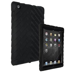Hard Candy Cases DS-IPAD2-BLK-GRY DS-IPAD2-BLK-BLK Gumdrop Drop Series Case for Apple iPad 2 (Black/Gray)