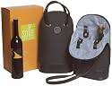 Solle Wine CarrierTM, Shadow Black Jacquard Nylon