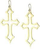Dogeared Jewels & Gifts Always Beautiful Gold Cross Earrings