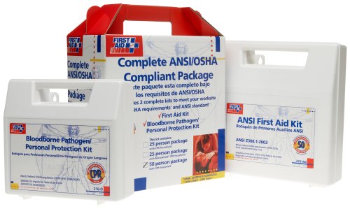HealthPersonalCare: First Aid Only 50 Person With Cpr Faceshield Compliant Package