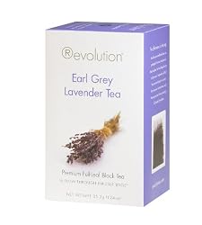 Revolution Tea Earl Grey Lavender Tea, 16-Count Teabags (Pack of 6)