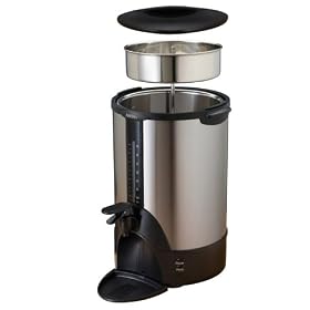 Aroma ACU-140S Stainless-Steel 40-Cup Coffee Urn by Aroma
