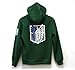Attack on Titan Shingeki no Kyojin Scouting Legion Hoodie Cloak Sweater Cosplay