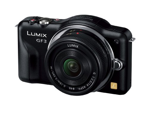 Panasonic デジタル一眼カメラ LUMIX GF3 レンズキット エスプリブラック DMC-GF3C-K