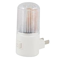 Amico AC 220V 4 LEDs White Clear Night Light Lamp Decorative Light