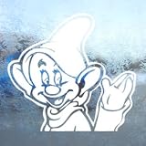 DOPEY SNOW WHITE 7 White Decal DWARFS WAVE DISNEY White Sticker