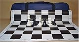 ChessCentral's Superior Tournament Chess Set with Chess Pieces, Black Chess Board, and Blue Tote ChessCentral's Superior Tournament Chess Set with Chess Pieces, Black Chess Board, and Blue Tote