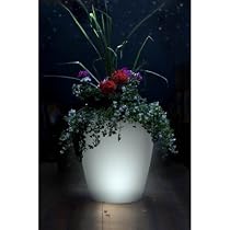 Big Sale Solar Operated Illuminated Round Planter