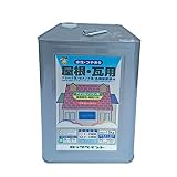 ロックペイント 水性屋根・瓦用シリコン塗料 スカイブルー 15Kg H70-3005-01