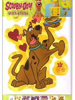 Scooby Doo Wall Stickers Quik Stiks 38 pieces