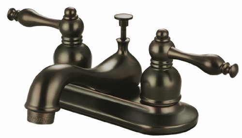 Design House 529917 Saratoga 4-Inch Lavatory Faucet, Brushed Bronze