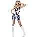 Smiffys - 25001 - Fever - All that Glitters Rule Britannia Costume - Size - Large - US Dress Size - 14 / 16