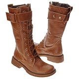 Wanted Women's Queen Lace Up Boot ,Tan,8 M US