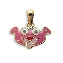 Pink Panther Charms Anh&auml;nger echt 14 Karat Gold 585 Paulchen Panther (Art.206322)