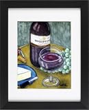Woodbridge Merlot Red Wine - Bar Restaurant Pub Framed Art Print
