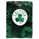 Boston Celtics 60"x80" Royal Plush Raschel Throw Blanket Warm Durability Machine Washable